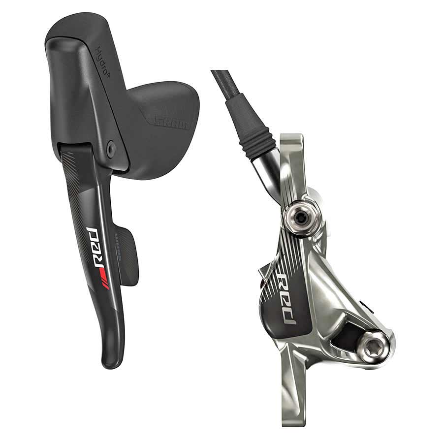 SRAM, Red, Pre-assembled hydraulic road disc brake, Front, 2sp, Flat Mount