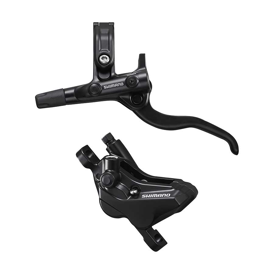 DISC BRAKE ASSEMBLED SET/J-kit, BL-M4100(L), BR-MT420(F), BLACK, W/O ADAPTER, METAL PAD (W/O FIN), 1000MM HOSE (SM-BH90-SS BLACK), W/CONNECTER INSERT