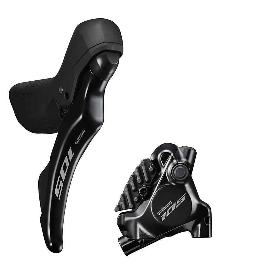 Shimano, 105 ST-R7120 / BR-R7170, Road Hydraulic Disc Brake, Rear, Flat mount, 160mm, Black, IR71202DRRDSC170A