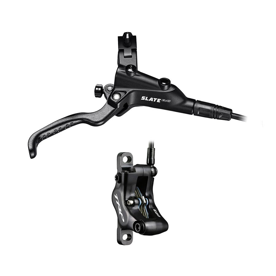 TRP, Slate EVO, MTB Hydraulic Disc Brake, Front, Post mount, Disc: Not included, 307g, Black