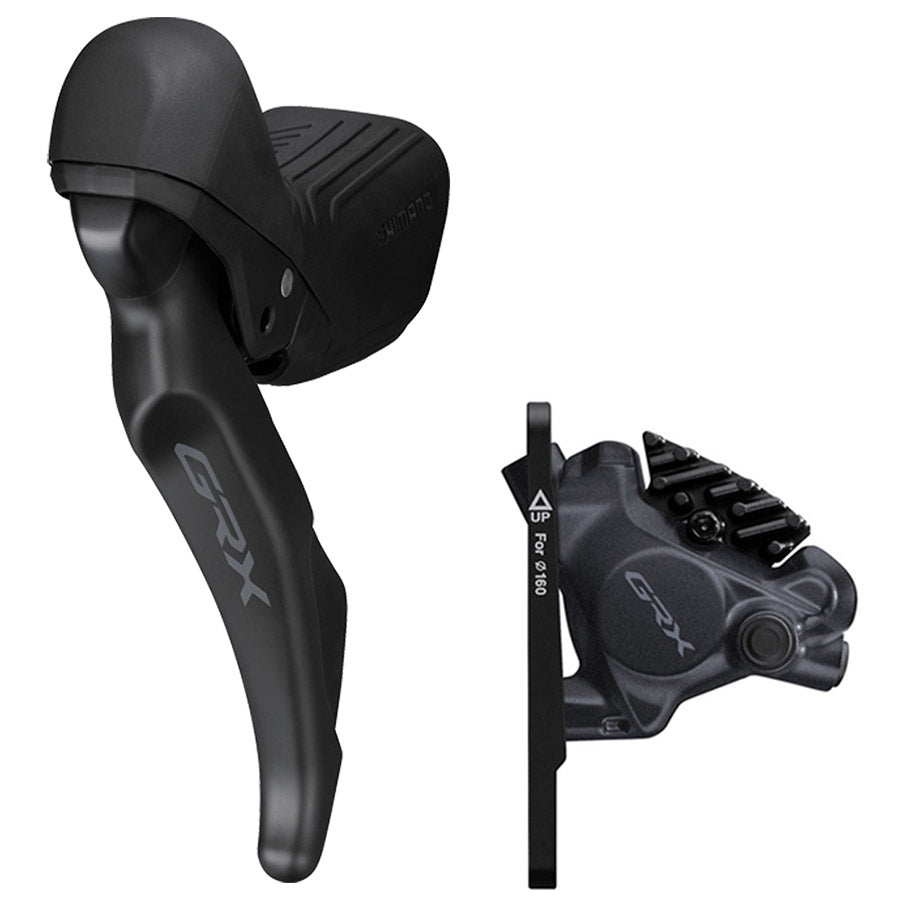 DISC BRAKE ASSEMBLED SET/J-KIT DIRECT, GRX, ST-RX610(L), BR-RX410(F), FOR 160MM ROTOR, RESIN PAD (W/FIN), SL INNER 1800MM, SM-BH90 1000MM, OT-SP41 600MM