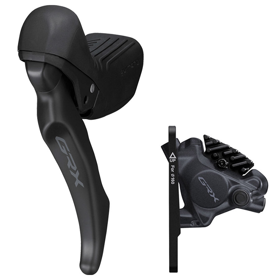 DISC BRAKE ASSEMBLED SET/J-KIT DIRECT, GRX, BL-RX610-L(L), BR-RX410(F), FOR 160MM ROTOR, RESIN PAD (W/FIN), W/CONNECTER INSERT, 1000MM HOSE (SM-BH90 BLACK)