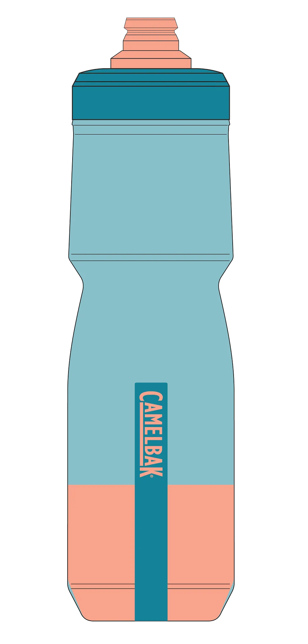 PODIUM CHILL 24OZ MERCURY TEAL