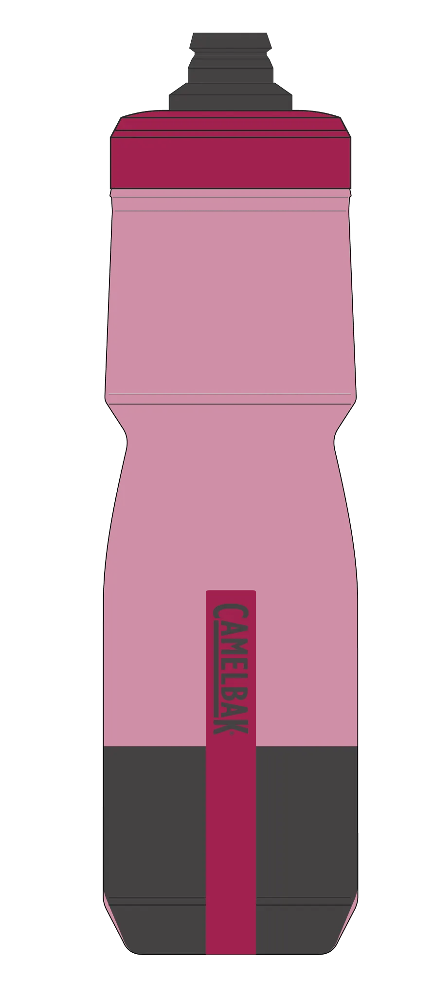 PODIUM CHILL 24OZ MERCURY BERRY