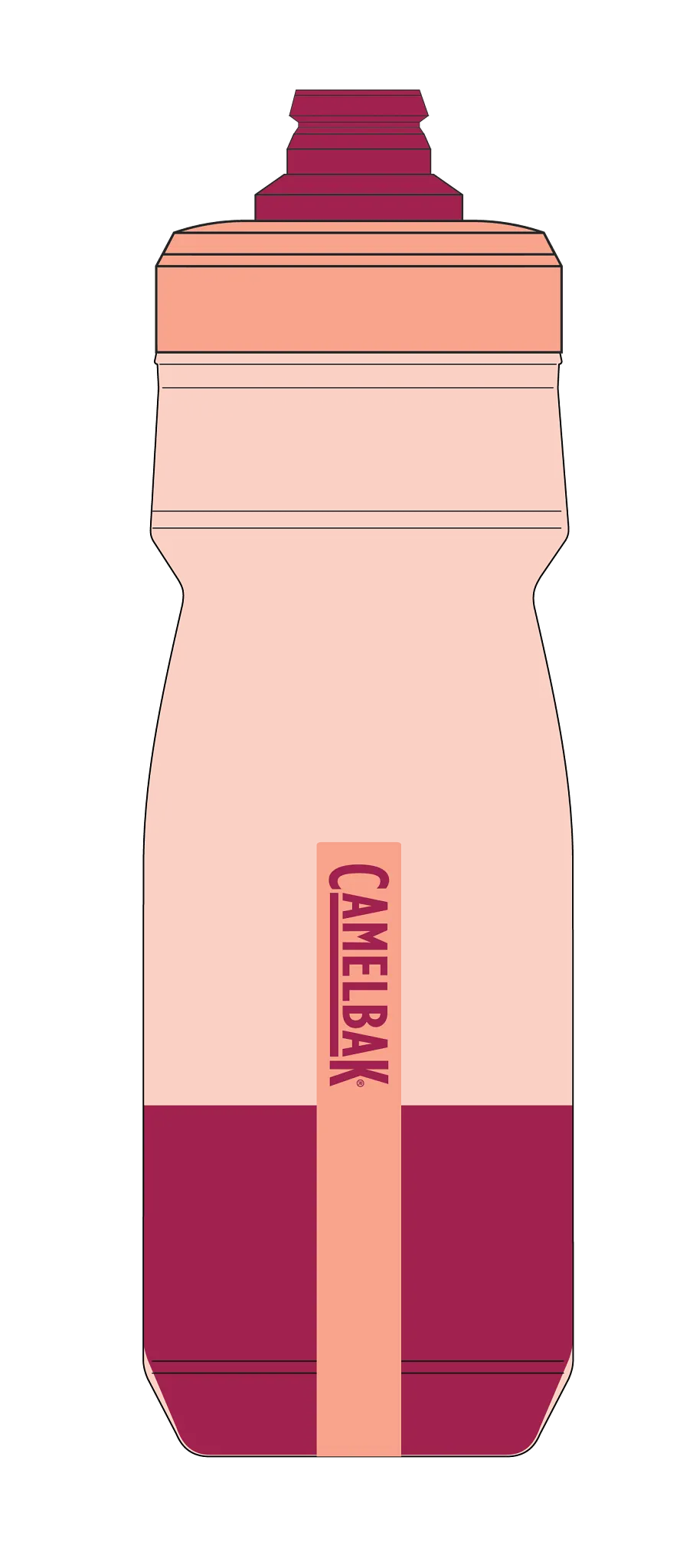 PODIUM CHILL 21OZ MERCURY BLUSH