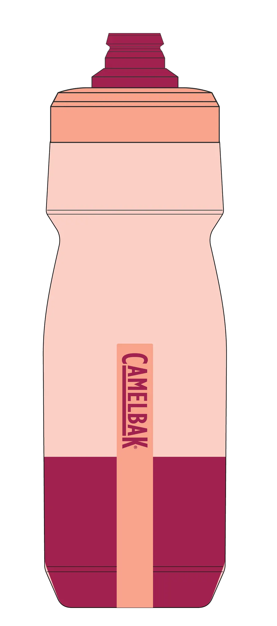 PODIUM 24OZ MERCURY BLUSH