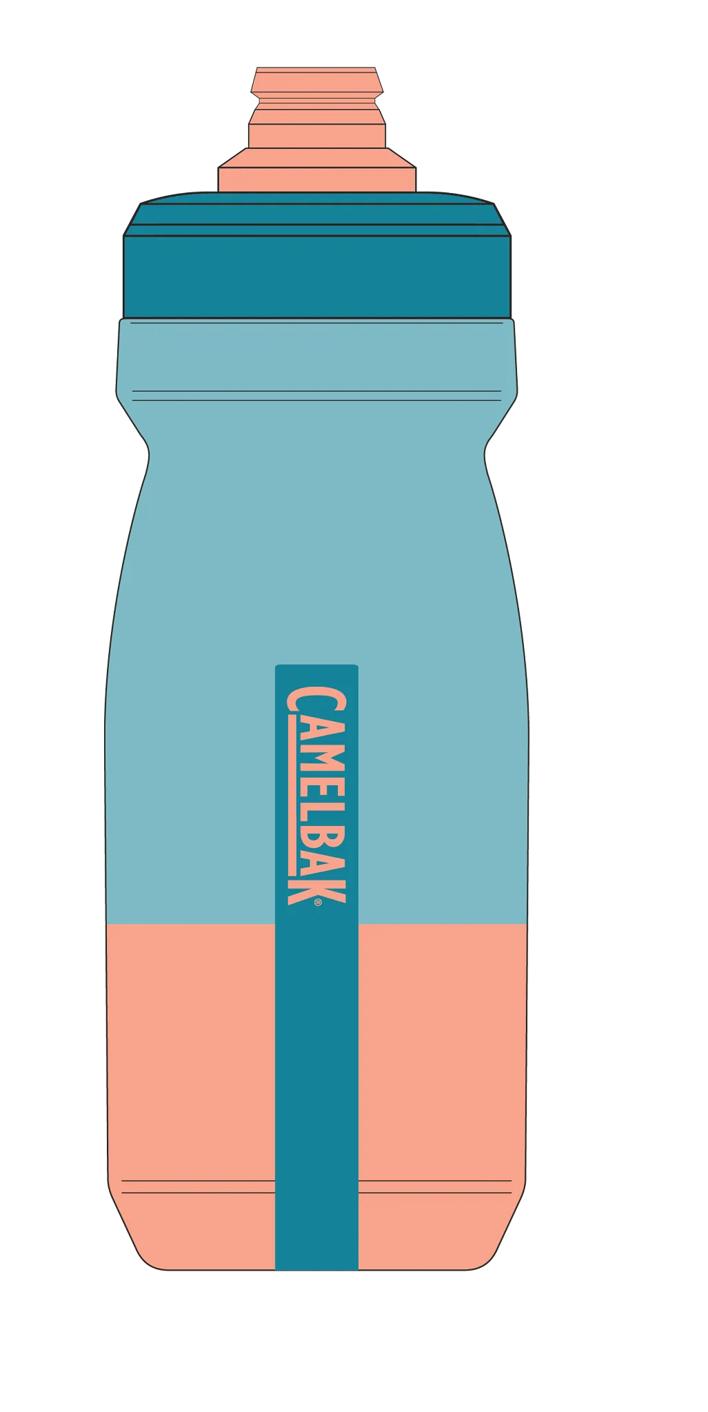 PODIUM 21OZ MERCURY TEAL