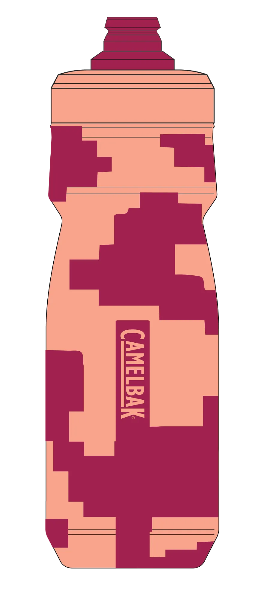 PODIUM DIRT SERIES CHILL 21OZ BERRY DIGI CAMO