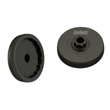 IceToolz Bottom Bracket Cup Tool (8mm Allen driver), fits 16 Notch x 44mm OD Cup (Hollowtech II, MegaExo)