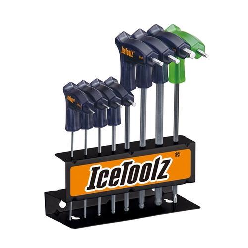Ice Toolz P-Handle Allen Wrench Set with Holder