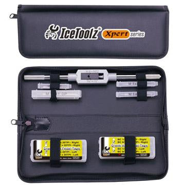 IceToolz Xpert Pro Shop Tap Set and Handle, with Storage Pouch