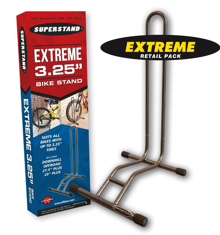 Willworx Superstand Extreme 3.25" Display/Storage Rack, 1-Bike, Flatpack