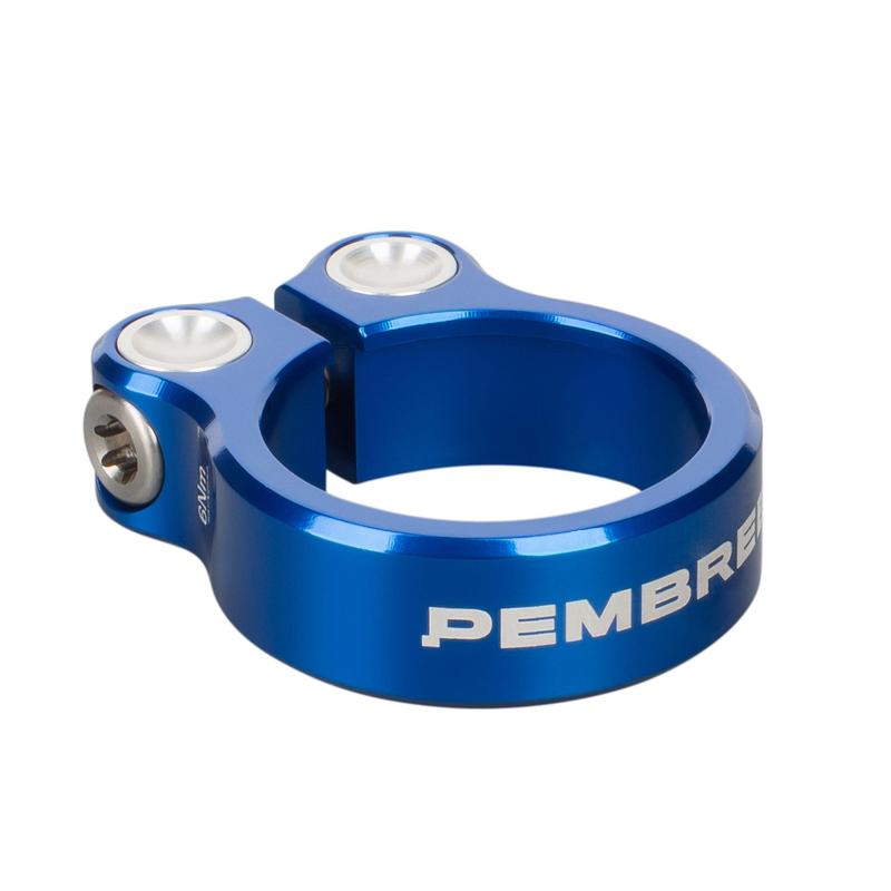 PEMBREE DBN Seat Post Clamp, 31.8mm, Blue
