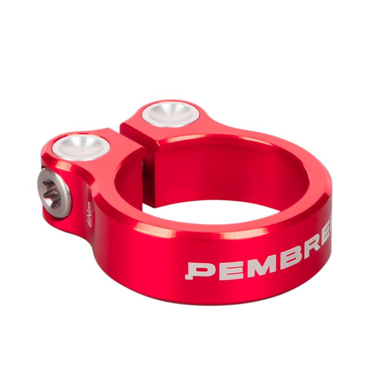 PEMBREE DBN Seat Post Clamp, 34.9mm, Red