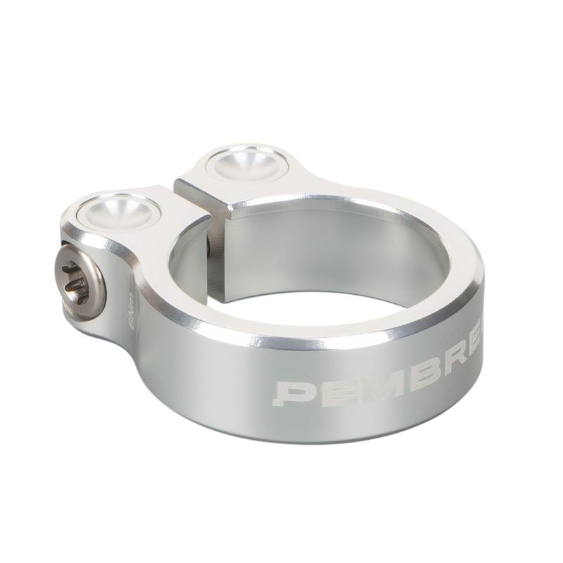 PEMBREE DBN Seat Post Clamp, 34.9mm, Silver