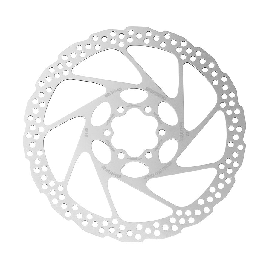 ROTOR FOR DISC BRAKE, SM-RT56, M 180MM, 6-BOLT TYPE, FOR RESIN PAD ONLY