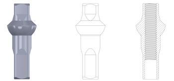 Sapim Nipple Aluminum 18mm, Black, Polyax, Double Square, Bag of 100