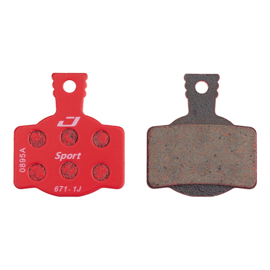 Jagwire, Disc Brake Pads - Sport, Disc Brake Pads, Shape: Magura MT4, MT8, Campagnolo, Semi-Metallic, Pair