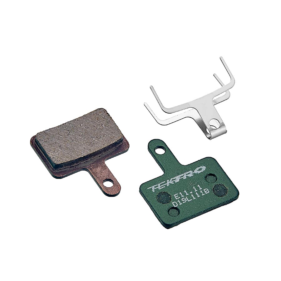 Tektro E11.11 Disc Brake Pad - Low Noise Resin Compound, 5mm Thickness,For 2-Piston Brake Caliper