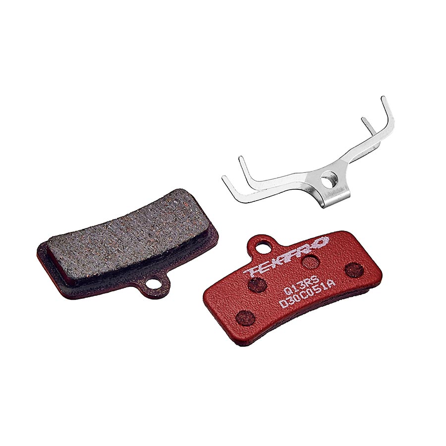 Tektro, Q13.RS, Disc Brake Pads, 4-Piston Brakes, Semi-Metallic, 5mm, Pair