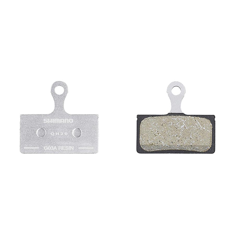 Shimano, G-Type, Disc Brake Pads, Shape: Shimano G05A-RX, Resin, Pair