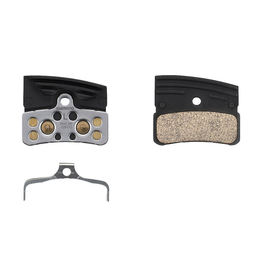 Shimano, P-Type, Disc Brake Pads, Shape: Shimano P-Type, Metallic, IBPP04CMFA