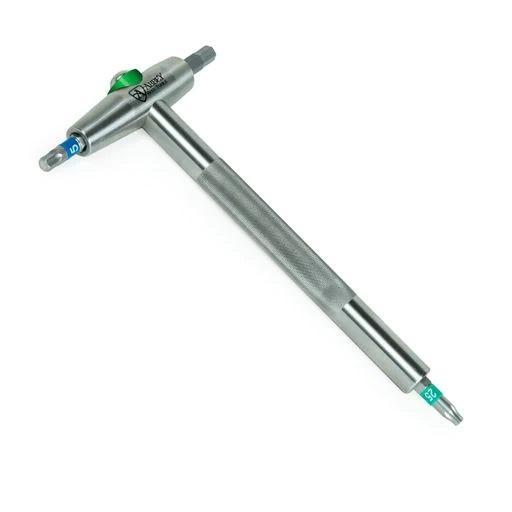Abbey Bike Tools T-Way Multi-tool with 4, 5, and T25 Bits