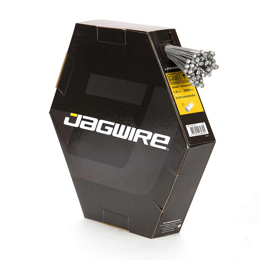Jagwire, Brake cables, Slick, MTB, Galvanized, 1.5mm, 2000mm, Box of 100