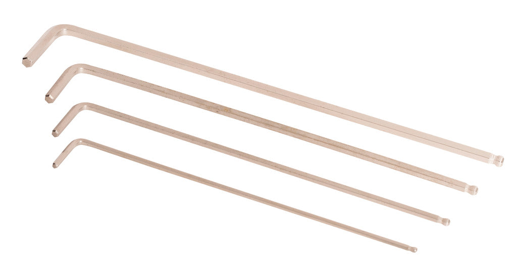 UNIOR SET OF HEX WRENCHES BALL END, LONG 4PC