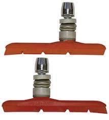 Kool-Stop Thinline V-Brake Threaded Pads Salmon