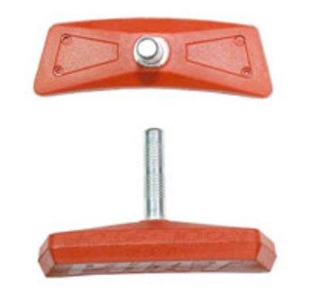Kool-Stop Phat Padd Caliper Brake Pads, Threaded, Salmon