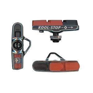 Kool-Stop Road Cartridge Brake Pads with Holder Campagnolo Super Record w/ Dual Compound