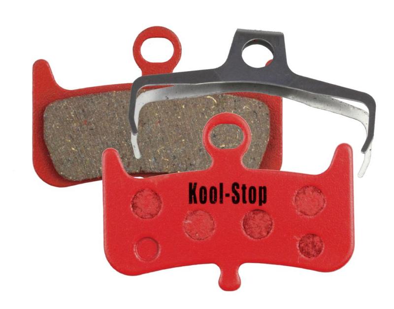 Kool-Stop Hayes Dominion A 4 Piston Disc Brake Pads, Organic Compound, Steel Plate (KS-D240)