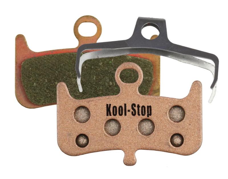 Kool-Stop Formula Cura 4 Disc Brake Pads, Sintered Compound, Copper Plate (KS-D340S)