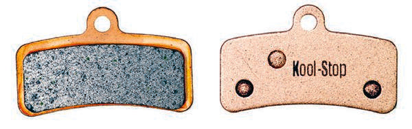 Kool-Stop Shimano M820/M640 Disc Brake Pads, Sintered Compound, Copper Plate (KS-D640S)