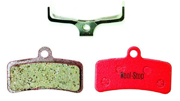 Kool-Stop Shimano Saint M820 RF 4-Piston Organic-Steel Disc Brake Pads (D03S equivalent)