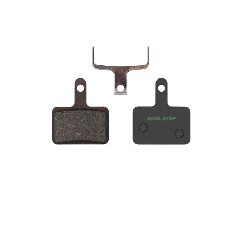 Kool-Stop Shimano Organic M575/M495 Disk Brake Pads, Ceramic Plate, E-Bike Compound, w/ Spring, #KS-D620E