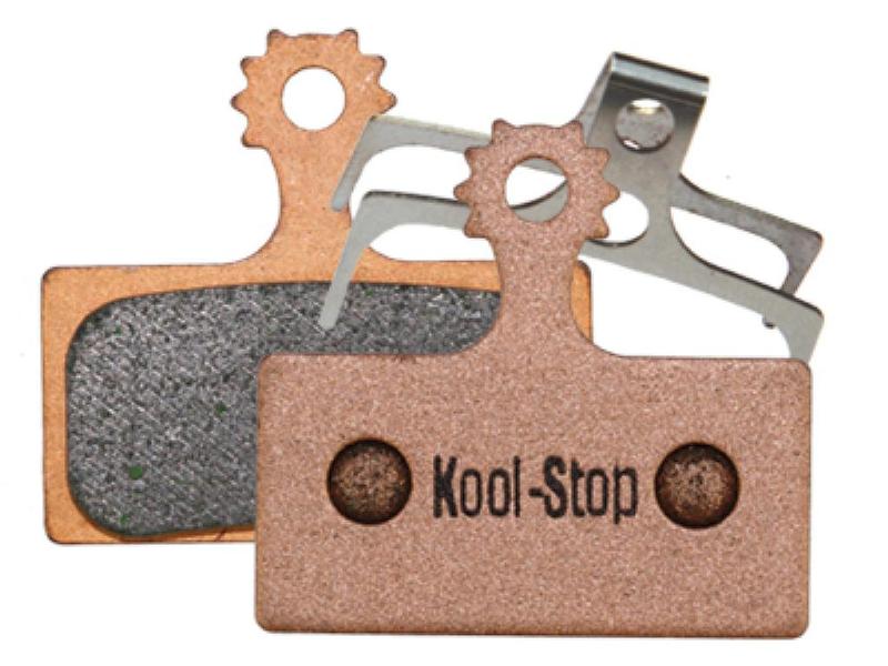 Kool-Stop Shimano M9000/M8000 Disc Brake Pads, Sintered Compound, Copper Plate (KS-D635S)