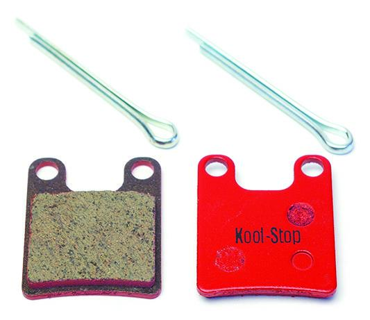 Kool-Stop Hope 2 Piston/Giant MHP Disc Brake Pads, Organic Compound, Steel Plate (KS-D500)