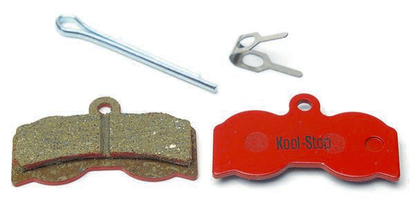 Kool-Stop Hope XC4 Piston Disc Brake Pads, Organic Compound, Steel Plate (KS-D540)