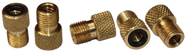 Kool-Stop Presta Valve Adapters, Brass /100 bag