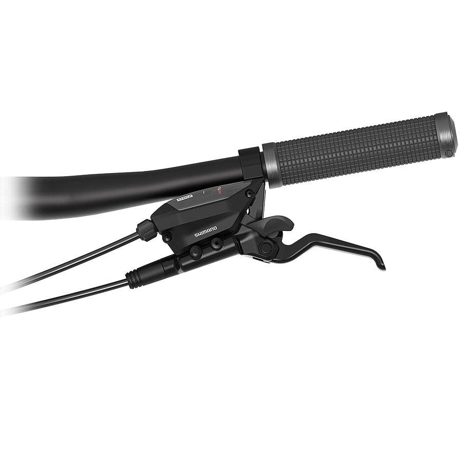 SHIFT/BRAKE LEVER, ST-EF515-2L, LEFT, 2-SPEED, 1800MM INNER, EZ-FIRE PLUS, 3-FINGER, FOR HYDRAULIC DISC BRAKE, BLACK