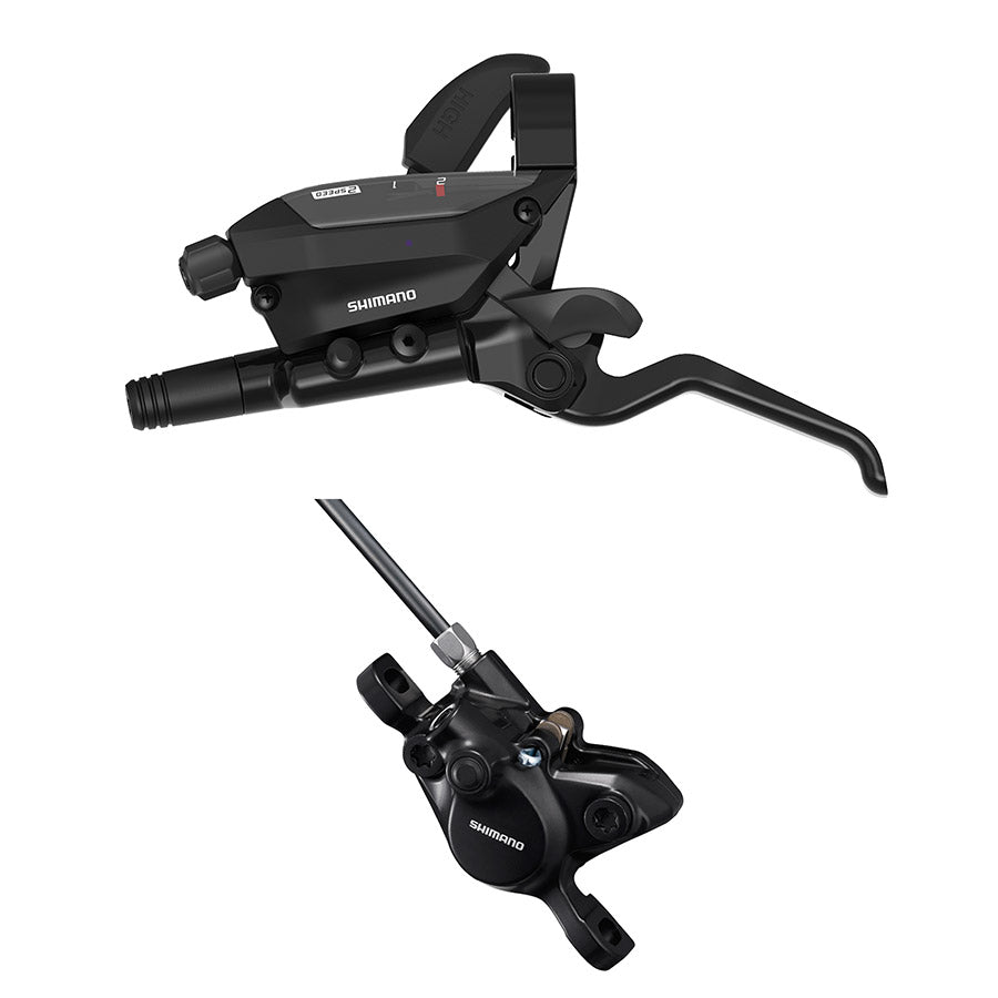 DISC BRAKE ASSEMBLED SET/J-kit, ST-EF515(2L), BR-MT200(F), W/O ADAPTER, RESIN PAD, W/CONNECTER INSERT, 1000MM HOSE (SM-BH59-SS BLACK), 600MM SP41 OUTER