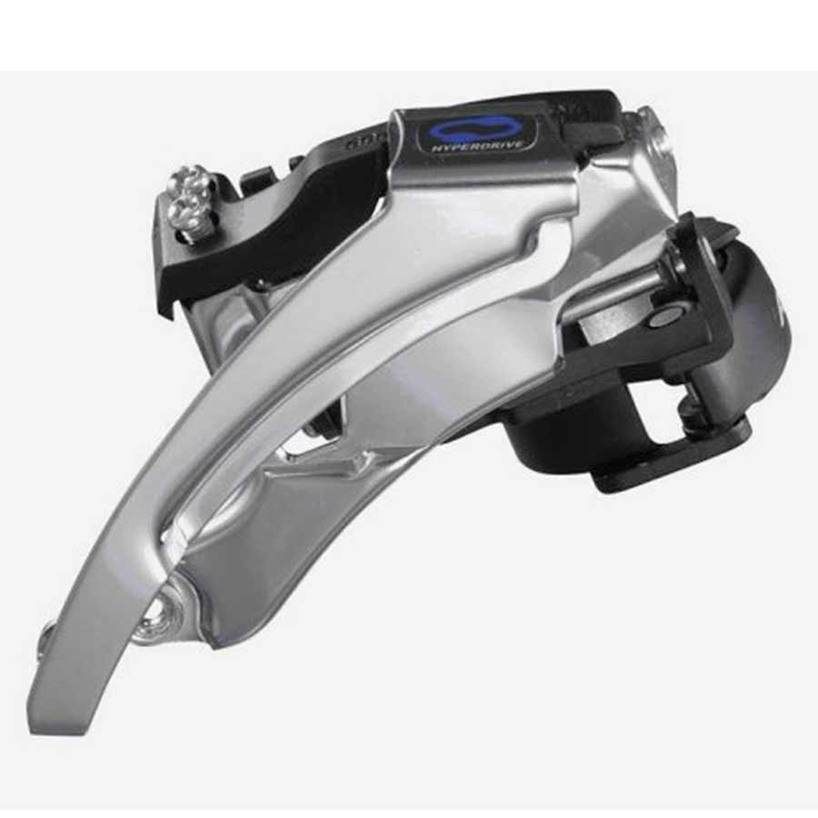 FRONT DERAILLEUR, FD-M310, TOP-SWING, DUAL-PULL, BAND-TYPE 34.9MM (W/31.8 & 28.6MM ADAPTER), FOR 42/48T, CS-ANGLE: 66-69, CL: 47.5/50MM