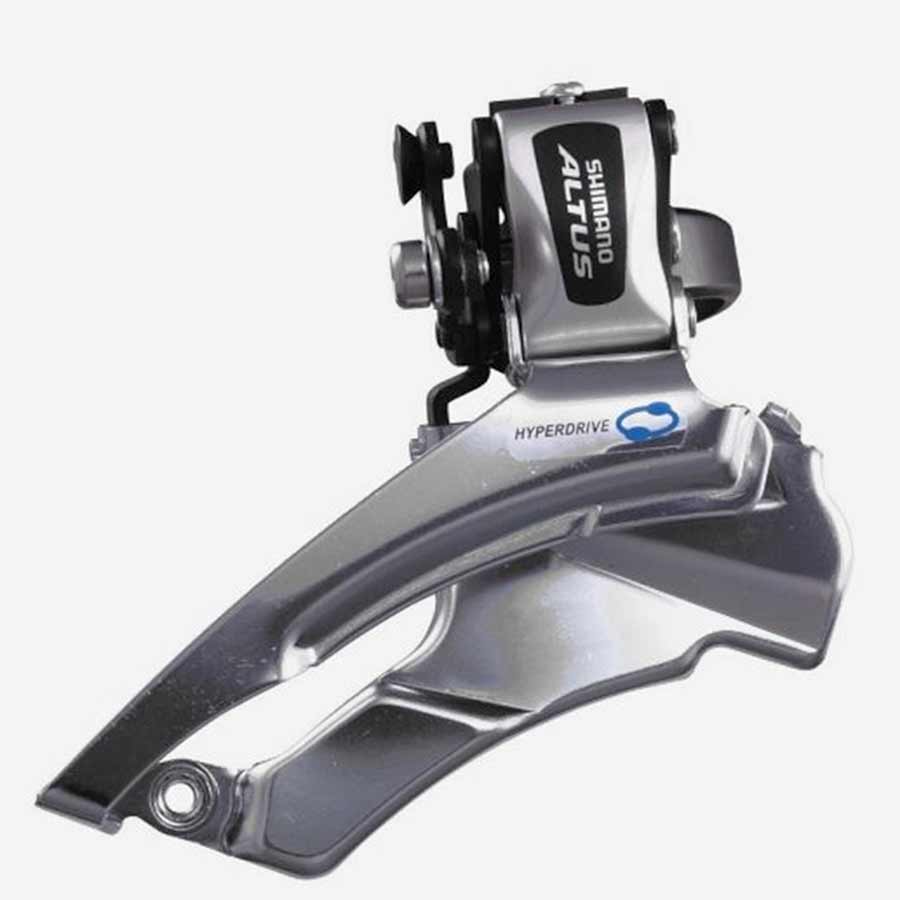 FRONT DERAILLEUR, FD-M313, ALTUS, DOWN-SWING,DUAL-PULL FOR REAR 7/8-SPD, BANDTYPE 34.9M(W/31.8 & 28.6MM ADAPTER), FOR42/48T, CS-ANGLE:66-69