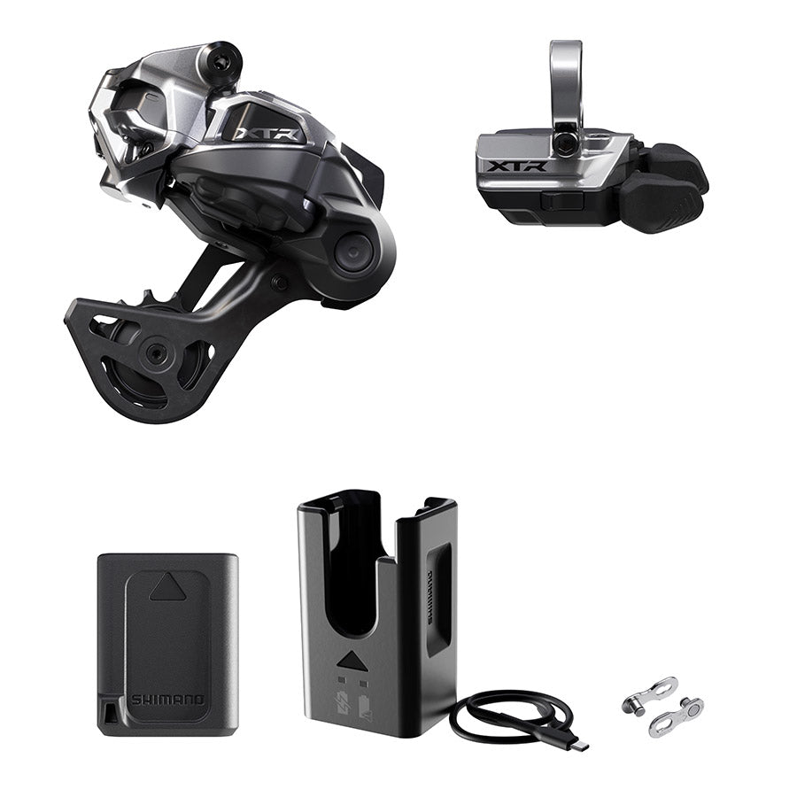 Shimano, XTR Di2 RD-M9250 Kit, Rear Derailleur, Speed: 12, Cage: GS, Black, clamp band, IGPM9250UPG03
