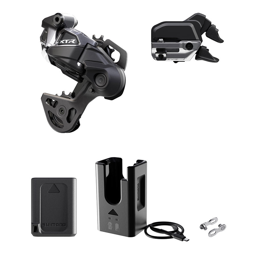 Shimano, XTR Di2 RD-M9250 Kit, Rear Derailleur, Speed: 12, Cage: GS, Black, I-Spec EV, IGPM9250UPG04