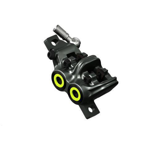 Magura MT7 Pro Brake Caliper, Mystic Grey w/yellow cover, inc. brake pads /ea