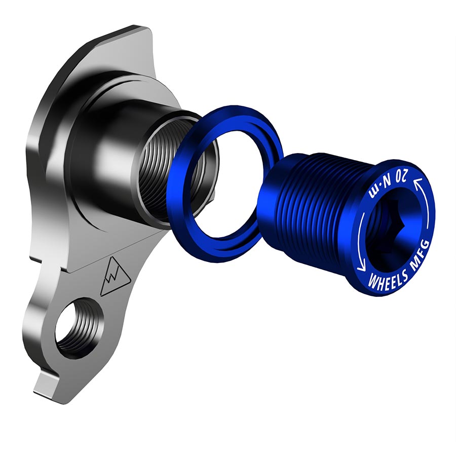 Wheels Manufacturing, DROPOUT-404-02 UDH, Derailleur Hanger, Blue