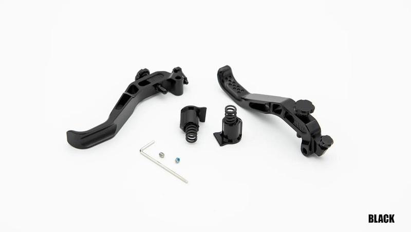 Oak Components Root Lever Pro, Magura Brakes, 2 Lever Set, Black